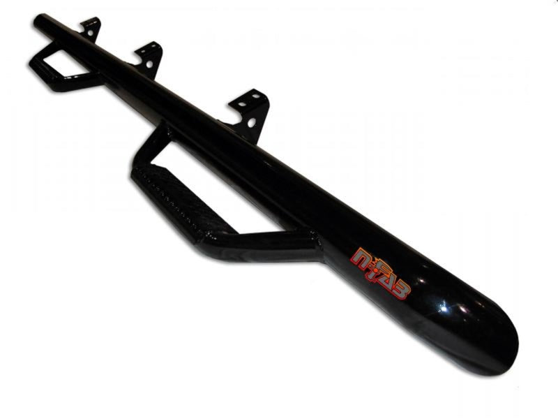 N-Fab Nerf Step 04-06 Chevy-GMC 1500 Crew Cab 5.7ft Bed - Gloss Black - W2W - 3in