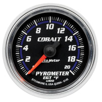 Thumbnail for Autometer Cobalt 52mm 2000 Deg F Electronic Pyrometer Gauge