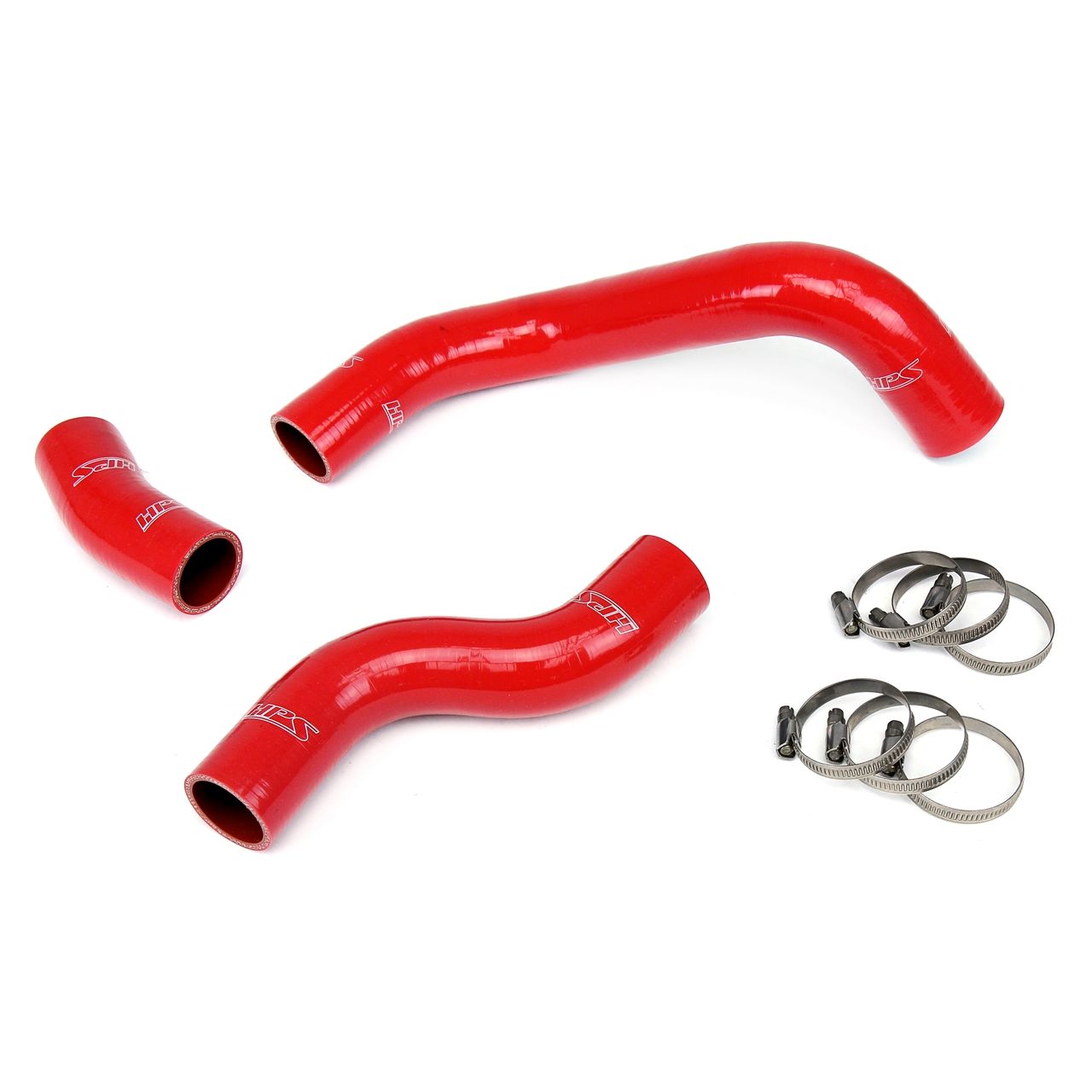 HPS Red Reinforced Silicone Radiator Hose Kit Coolant for Scion 13-16 FRS