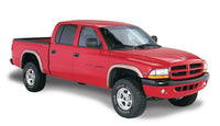 Thumbnail for Bushwacker 97-04 Dodge Dakota Fleetside Extend-A-Fender Style Flares 4pc - Black