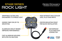 Thumbnail for Diode Dynamics Stage Series RGBW LED Rock Light (one)