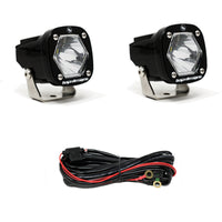 Thumbnail for Baja Designs S1 Spot LED Light w/ Mounting Bracket Pair