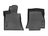 Thumbnail for WeatherTech 2016+ BMW 7-Series Front FloorLiner - Black (w/ Rear Executive Lounge Seating Package)