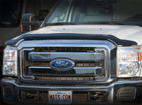 Thumbnail for WeatherTech 11+ Ford Super Duty Stone and Bug Deflector - Dark Smoke