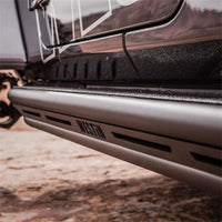 Thumbnail for Westin/Snyper 2018+ Jeep Wrangler JL Unlimited 4DR Triple Tube Rock Rail Steps - Textured Black