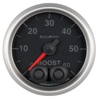 Thumbnail for Autometer Elite 52mm 0-60 PSI Boost Peak & Warn w/ Electronic Control Gauge