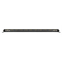 Thumbnail for Go Rhino Xplor Blackout Combo Series Sgl Row LED Light Bar w/Amber (Side/Track Mount) 31.5in. - Blk