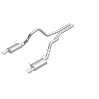 Thumbnail for MagnaFlow 13 Ford Mustang Dual Split Rear Exit Stainless Cat Back Performance Exhaust (Street)