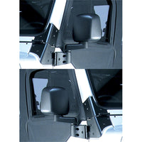 Thumbnail for Omix Door Mirror Kit Black- 87-06 Jeep Wrangler