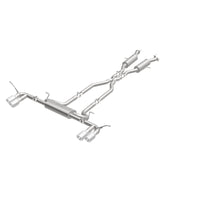 Thumbnail for MagnaFlow Cat Back, SS, 2.5in, Quad Split Polish 4in tip 14-15 Jeep Grand Cherokee 3.6L/5.7L V6/V8