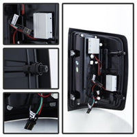 Thumbnail for Spyder Chevy 1500 14-16 Light Bar LED Tail Lights Red Clear ALT-YD-CS14-LBLED-RC