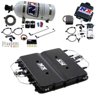 Thumbnail for Nitrous Express Nitrous & Water Injection Kit w/Billet LT4 Supercharger Lid w/15lb Bottle