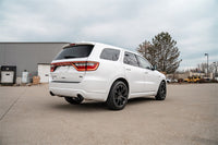 Thumbnail for Corsa 2011-2024 Dodge Durango Xtreme 2.5in Cat-Back Dual Rear Exit w/ Single 4.5in Black PVD Tips
