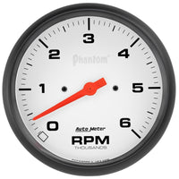 Thumbnail for AutoMeter Phantom 5in. 0-6K RPM In-Dash Tachometer Gauge