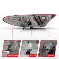 Thumbnail for ANZO 2015-2016 Toyota Camry LED Taillights Red/Clear