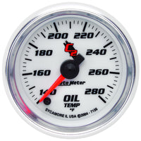 Thumbnail for Autometer C2 52mm 140 - 280 Deg. F Electronic Oil Temp Gauge