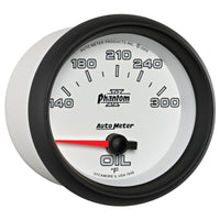 Thumbnail for Autometer Phantom II 2 5/8in 140-300 Degree F Short Sweep Electronic Oil Temperature Gauge