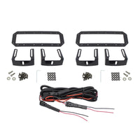 Thumbnail for Westin HDX Flush Mount B-FORCE LED Light Kit (Set of 2) w/wiring harness - Black