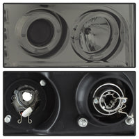 Thumbnail for Spyder GMC Sierra 1500/2500/3500 07-13 Projector Headlights LED Halo- LED Smoke PRO-YD-GS07-HL-SM