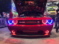 Thumbnail for Oracle 0814 Dodge Challenger Dynamic Surface Mount Headlight/Fog Light Halo Kit COMBO  SEE WARRANTY