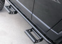 Thumbnail for N-Fab RKR Rails 97-06 Jeep Wrangler TJ/BJ 2 Door All - Tex. Black - 1.75in - w/ Detachable Steps