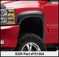 Thumbnail for EGR 07-13 Chev Silverado 6-8ft Bed Rugged Look Fender Flares - Set (751504)