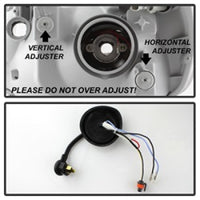 Thumbnail for xTune Toyota Tacoma 12-15 Headlights - Light Bar DRL - Black PRO-JH-TTA12-LBDRL-BK