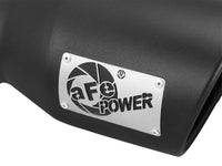 Thumbnail for aFe Power Gas Exhaust Tip Black- 3 in In x 4.5 out X 9 in Long Bolt On (Black)