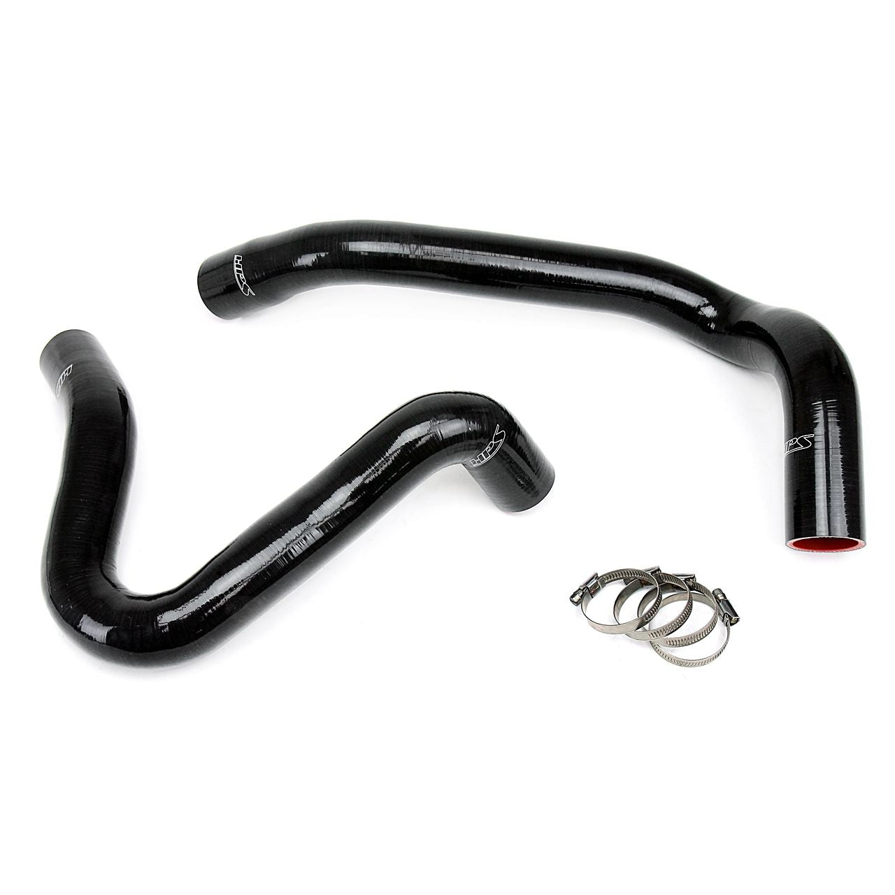 HPS Black Reinforced Silicone Radiator Hose Kit Coolant for Ford 99-01 F250 Superduty w/ 7.3L Diesel Dual Alternator