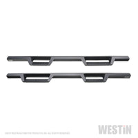 Thumbnail for Westin 2019 Chevrolet Silverado / GMC Sierra 1500 Crew Cab Drop Nerf Step Bars - Textured Black
