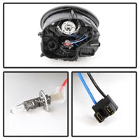 Thumbnail for Spyder Porsche 911 997 2005-2009 Projector Headlights Halogen Model DRL LED Blk PRO-YD-P99705-DRL-BK