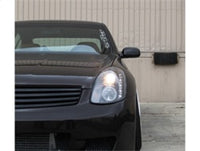Thumbnail for Spyder Infiniti G35 03-04 4DR Projector Halogen - LED Halo DRL Blk High H4 PRO-YD-IG35034D-DRL-BK