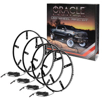Thumbnail for Oracle LED Illuminated Wheel Rings - Double LED - Blue SEE WARRANTY