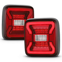 Thumbnail for ANZO 18-19 Jeep Wrangler JL LED Taillights Black