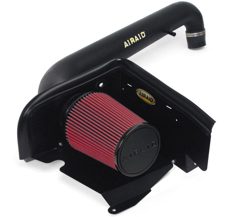 Airaid 97-06 Jeep Wrangler TJ 4.0L CAD Intake System w/ Tube (Oiled / Red Media)