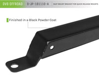 Thumbnail for DV8 Offroad 2007-2018 Fire Extinguisher / Flashlight Floor Mount Bracket Kit