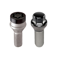 Thumbnail for McGard 5 Lug Hex Install Kit w/Locks (Cone Seat Bolt) M12X1.5 / 17mm Hex / 25.5mm Shank L. - Black