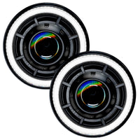 Thumbnail for Oracle Oculus 7in Bi-LED Projector Headlights for Jeep Wrangler JK - 6000K SEE WARRANTY