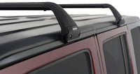 Thumbnail for Rhino-Rack 07-22 Jeep Wrangler JK/JL 4 Door Hard Top Vortex SG 2 Bar Roof Rack - Black