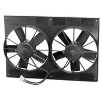 Thumbnail for SPAL 2720 CFM 11in Dual High Performance Fan - Pull (2VA06-AP70/LL-37A)