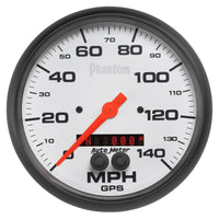 Thumbnail for Autometer Phantom 5in 140 MPH In-Dash Full Sweep Speedometer w/ GPS Rally Nav Display