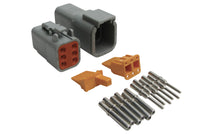 Thumbnail for Haltech Matching Set of Deutsch DTM-6 Connectors 7.5 Amp Plug & Pins