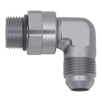 Thumbnail for DeatschWerks 10AN ORB Male Swivel to 10AN Male Flare 90-Degree Fitting - Anodized Titanium