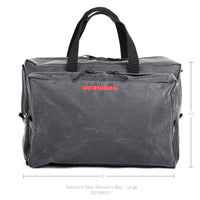 Thumbnail for Go Rhino XVenture Gear Bag - Large (13x14x22in. Closed) 12oz Waxed Canvas - Black