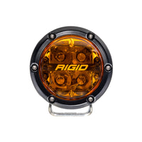 Thumbnail for Rigid Industries 360-Series 4in Fog w/ Amber PRO Lens - White (Pair)