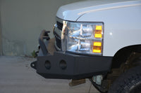 Thumbnail for DV8 Offroad 07-13 Chevrolet Silverado 1500 Front Bumper - Black Powdercoat