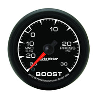 Thumbnail for Autometer ES 52mm Full Sweep Electronic 30 In Hg-Vac/30 PSI Vacuum/Boost Gauge
