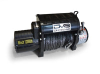 Thumbnail for DV8 Offroad 12000 LB Winch w/ Synthetic Line & Wireless Remote - Black