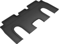 Thumbnail for 3D MAXpider 2016-2018 Tesla Model X 6-Seats w/ Console Kagu 2nd Row Floormats - Black