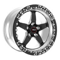 Thumbnail for Weld S71 17x10.5 / 5x112 BP / 7.3in. BS 3.18 ID Black Wheel (Medium Pad) - Single Beadlock